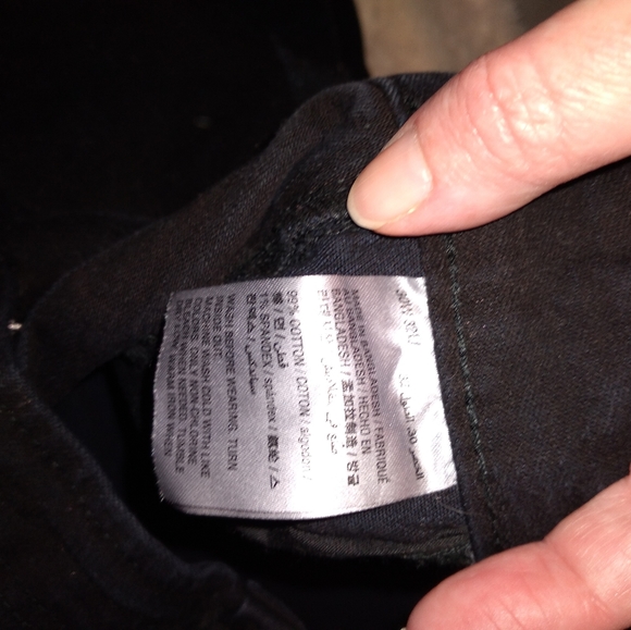 American Rags black jeans 30x32 - Picture 4 of 8